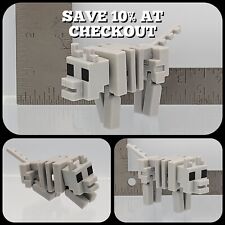 Boneco de ação 2021 Minecraft Craft-a-Block: Skeleton Wolf 3" solto comprar usado  Enviando para Brazil