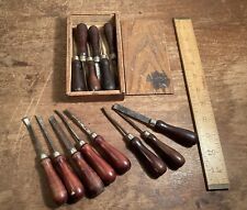 Antique carving chisels for sale  Bloomington