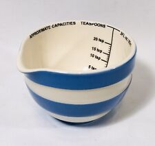 TG GREEN CORNISHWARE BLUE AND WHITE LTD EDITION 2007 SMALL MEASURING BOWL V RARE, used for sale  Shipping to South Africa