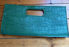 Bolsa de couro Giannini bolsa de mão verde com acabamento azul comprar usado  Enviando para Brazil