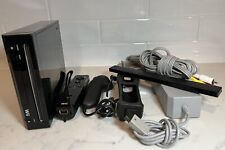 Nintendo Wii RVL-101 Console Black 1 Controller & Nunchuck Tested for sale  Shipping to South Africa