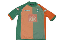 CAMISA WERDER BREMEN KAPPA DE COLECCIÓN L GRANDE JERSEY VERDE naranja kik, usado segunda mano  Embacar hacia Argentina