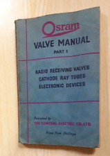 Osram valve manual for sale  IPSWICH