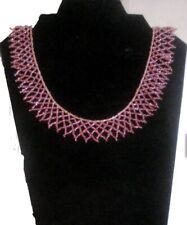 Beaded net necklace for sale  Silver Springs