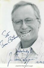 100% Original Autograph Card Autographed Joachim Hermann Luger C1.79 for sale  Shipping to South Africa
