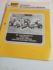 Retroescavadeira MASSEY FERGUSON MF 20C 30B 40B 50C TRATOR CARREGADEIRA INFORMAÇÕES DO PRODUTO  comprar usado  Enviando para Brazil