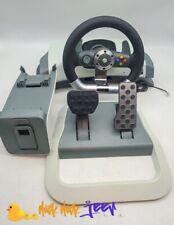 Xbox 360 Wireless Racing Steering Wheel w/ Force Feedback, Table Mount, & Pedals for sale  Shipping to South Africa