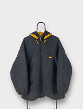 Męska kurtka puchowa Nike Vintage Parka Duże logo lata 90. Spellout Płaszcz Ciepły bomberka na sprzedaż  PL