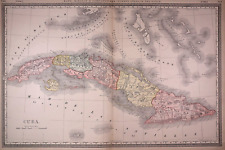 1878 map cuba for sale  Schertz