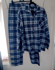 mens flannel pyjamas for sale  NORWICH