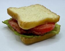 Vintage Fridge Magnet BLT SANDWICH Realistic Faux Food Rubber for sale  Shipping to South Africa