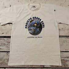 Camiseta Projeto Arara Azul Jacinto Arara Tamanho Médio Xaraes Branca comprar usado  Enviando para Brazil