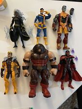 XMen Marvel Legends Lot: Cyclops, Colossus, Sabertooth, Magneto, Juggernaut BAF for sale  Shipping to South Africa