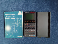 Casio Scientific Calculator FX7700GB Graphic Calculator & Manual; hardly used for sale  Shipping to South Africa