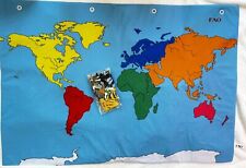 fao schwarz big world map for sale  Wake Forest