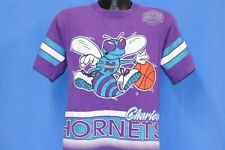 Used, vintage 90s CHARLOTTE HORNETS BASKETBALL NBA ALL OVER PRINT t-shirt YOUTH XL for sale  Shipping to South Africa