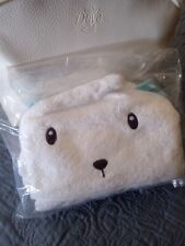 New DOVE Brand Baby Hooded Dog Long Minky Ears Soft Towel Infant Toddler Bag Set for sale  Shipping to South Africa