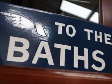 Baths enamel sign for sale  DOWNHAM MARKET