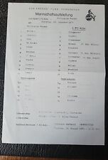 Teamsheet koln nottingham for sale  BEDFORD