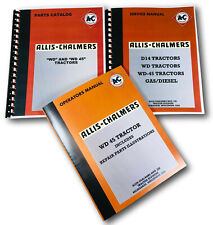 ALLIS CHALMERS WD WD45 TRACTOR SERVICE PARTS OPERATORS MANUAL OWNERS CATALOG AC for sale  Shipping to Canada