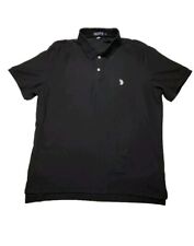 Usado, Polo masculina preta L U.S. Assn. Camisa de verão manga curta ótima para clima de verão comprar usado  Enviando para Brazil