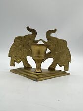 Brass double elephants for sale  Phil Campbell