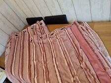 Blush pink curtains for sale  Shipping to Ireland