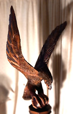 Antique mahogany eagle for sale  NEWQUAY