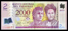 Billet paraguay 2000 d'occasion  Crespin