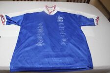 Camiseta Vintage Selección de Francia Talla XL Firmas Jugadores 1998 Camisa, usado segunda mano  Embacar hacia Argentina