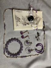 Purple necklace bracelet for sale  Marietta