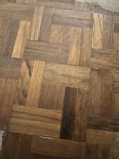 Reclaimed parquet mahogany for sale  WITHAM