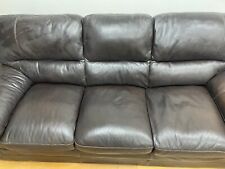 Seater leather sofa for sale  ADDLESTONE
