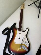 Used, Wii Controller Rock Band Wireless SUNBURST Stratocaster Guitar Controller XBGTS2 for sale  Shipping to South Africa