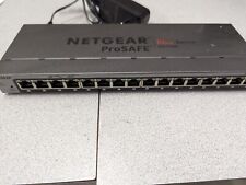 NETGEAR ProSafe Plus 16-Port Gigabit Ethernet Managed Switch GS116Ev2 W/ Adapter for sale  Shipping to South Africa