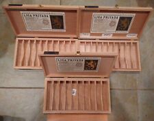 Usado, Lote de 3 caixas de charutos de madeira vazias Liga Privada Feral Flying Pig 13x6,5x1,5 BOM comprar usado  Enviando para Brazil