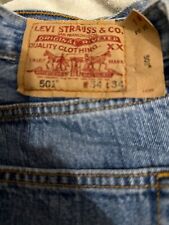 Vintage levi 501jeans for sale  LONDON