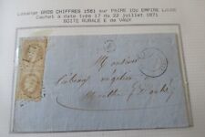 Lettre 1871 boite d'occasion  Nancy-