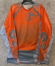Klim Mojave Mens Motocycle Offroad Jerseys Size Large MX Orange Gray Vented, used for sale  Shipping to South Africa