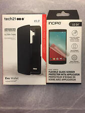 Nova Capa Carteira Flip OEM Tech21 Evo para LG G4 + Protetor de Tela Incipio @, usado comprar usado  Enviando para Brazil