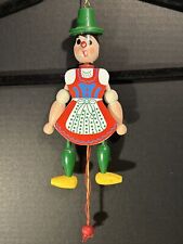 Usado, Brinquedo vintage de madeira Jill pulando cordas | Mulher austríaca alemã no vestido comprar usado  Enviando para Brazil