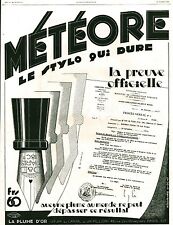 Publicité ancienne stylo d'occasion  France