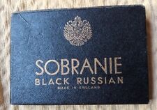 Rare Size, Sobranie Black Russian 12 Filter Cigarettes Vintage Cardboard Box for sale  Shipping to South Africa