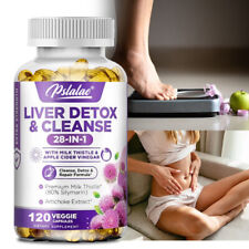 28-In-1 Liver Detox & Cleanse - Liver Support Supplements - with Burdock Root for sale  Shipping to South Africa