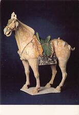 Estátua de barro da dinastia T'ang Tang Museu do Cavalo Piebald 6x4 cartão postal antigo S3, usado comprar usado  Enviando para Brazil