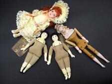 Usado, 4 réplicas antigas de reprodução de bonecas de porcelana Shackman madeira peg corpo boneca mundo comprar usado  Enviando para Brazil