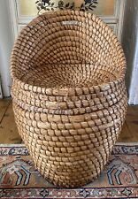 Vintage woven wicker for sale  COLCHESTER