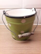 Ceramic green bucket for sale  ALFRETON