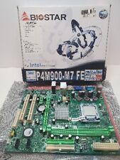 Biostar P4M900-M7 FE LGA775 Motherboard VIA P4M900 Windows Retro Gaming w/2.2ghz for sale  Shipping to South Africa