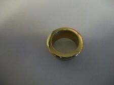 NOS OEM REGAL BOAT GOLD PUSH BUTTON TRIM RING FOR 7/8" PUSH BUTTON 1" HOLE K106  for sale  Shipping to South Africa